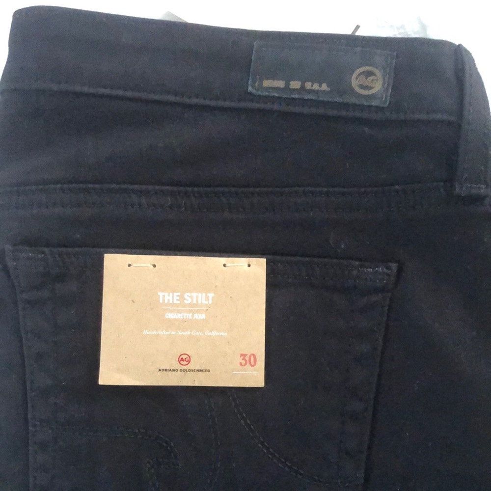 Ag Adriano Goldschmied Black Skinny Jeans